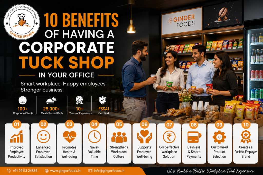 benefits of having a corporate tuck shop in your office
