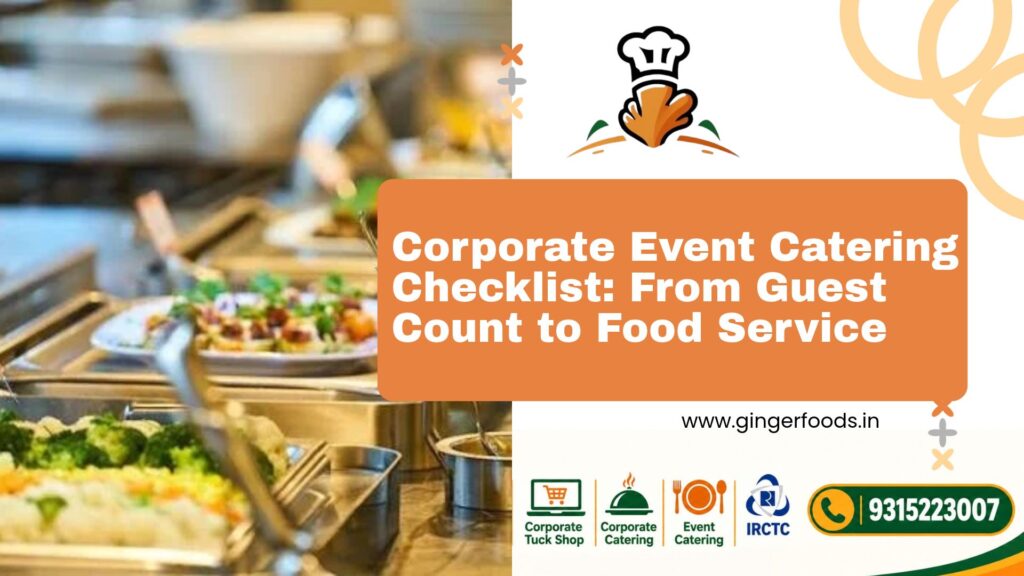 orange white and brown modern food catering pitch deck presentation